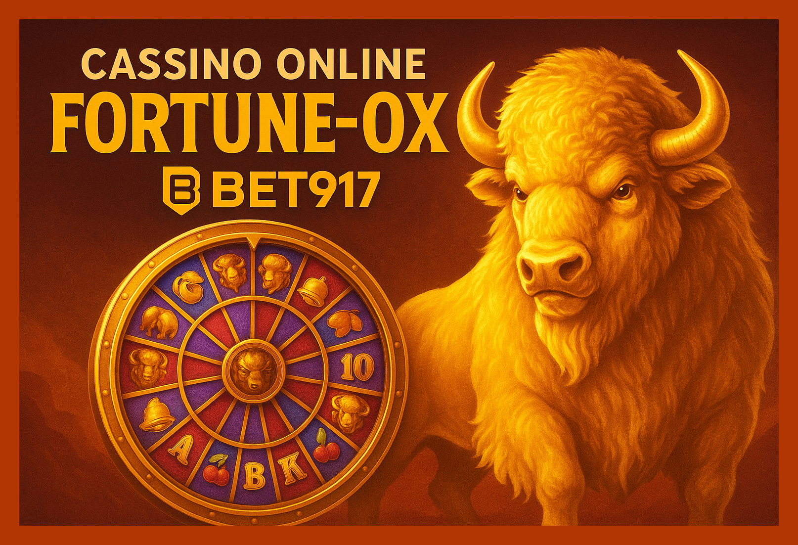 Fortune Ox no BET917 - Aposte Agora e Reivindique Seus Ganhos