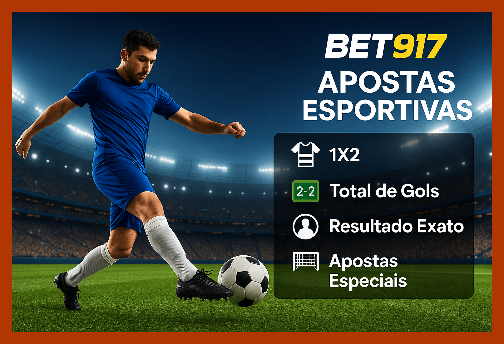 Apostas esportivas no cassino online BET917