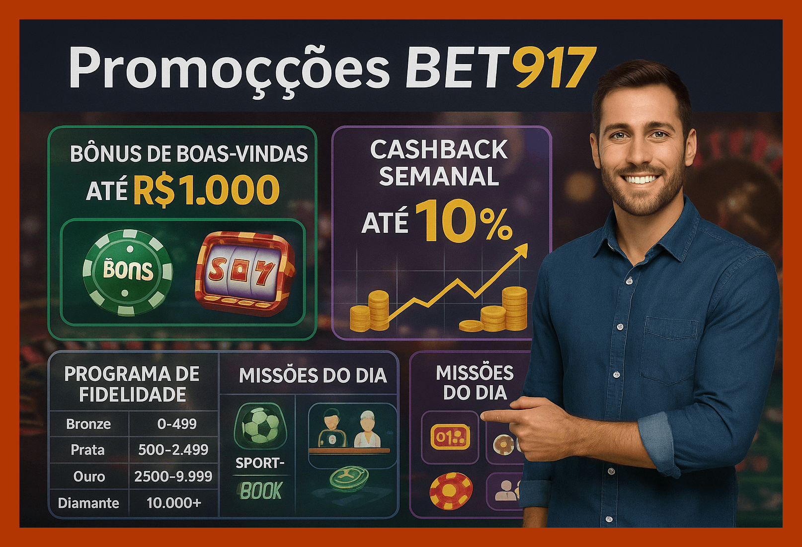 Login no Cassino BET917